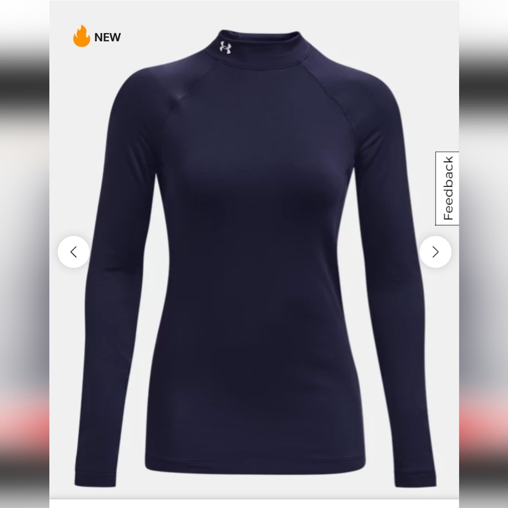 Women's ColdGear® Authentics Mock Neck under armour